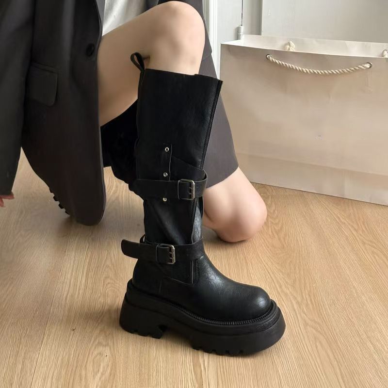2026 New Vintage Thick Bottom  - Vintage Fashion Boots recension och pris