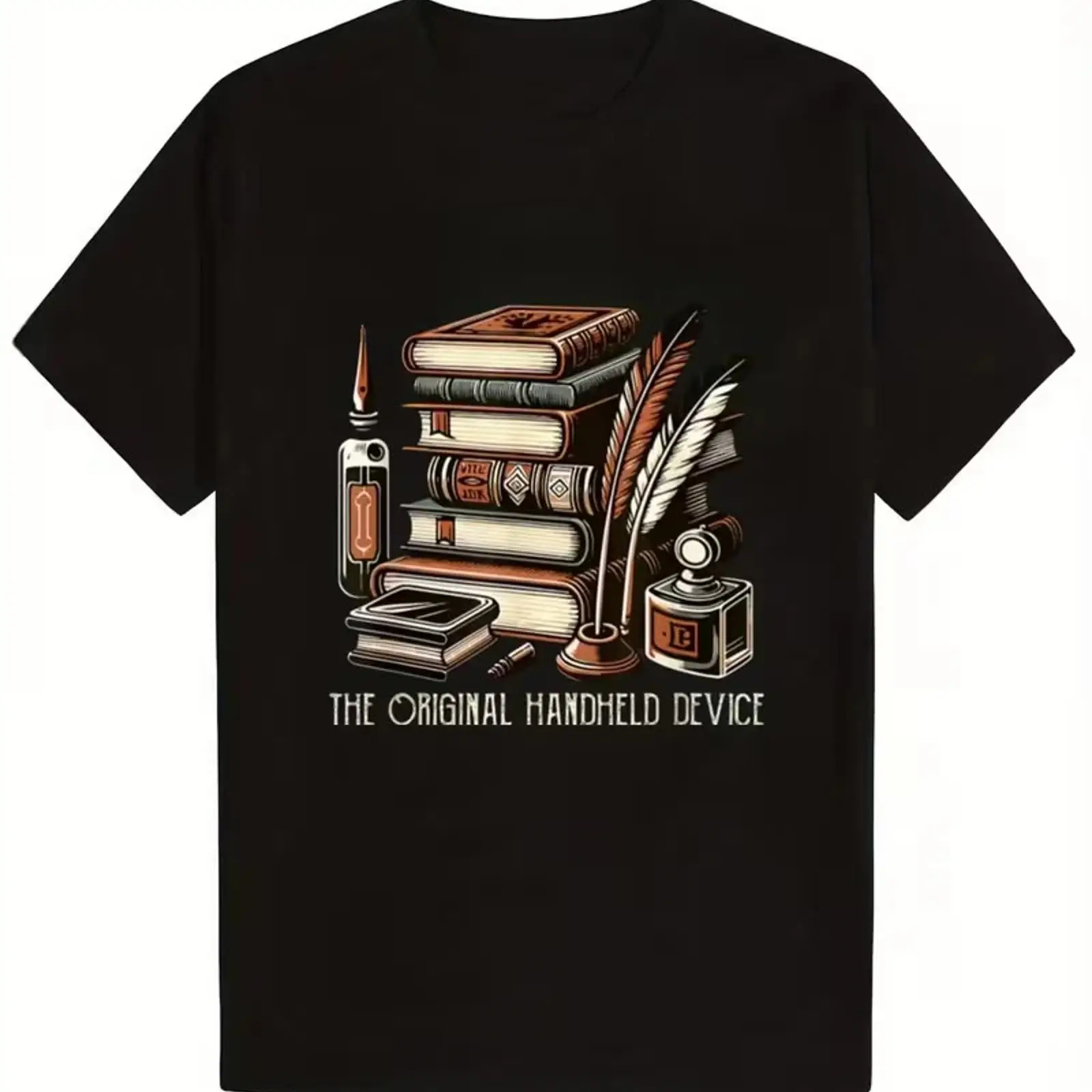 Men'S Lightweight Book Lover T - Vintage Fashion Library recension och pris
