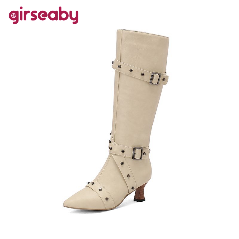 Girseaby Ladies Knee Length Bo - Vintage Fashion Boots recension och pris