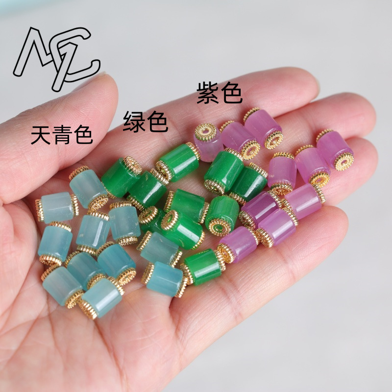 10pcs Natural Three-colored Ja - Vintage Fashion And Design recension och pris
