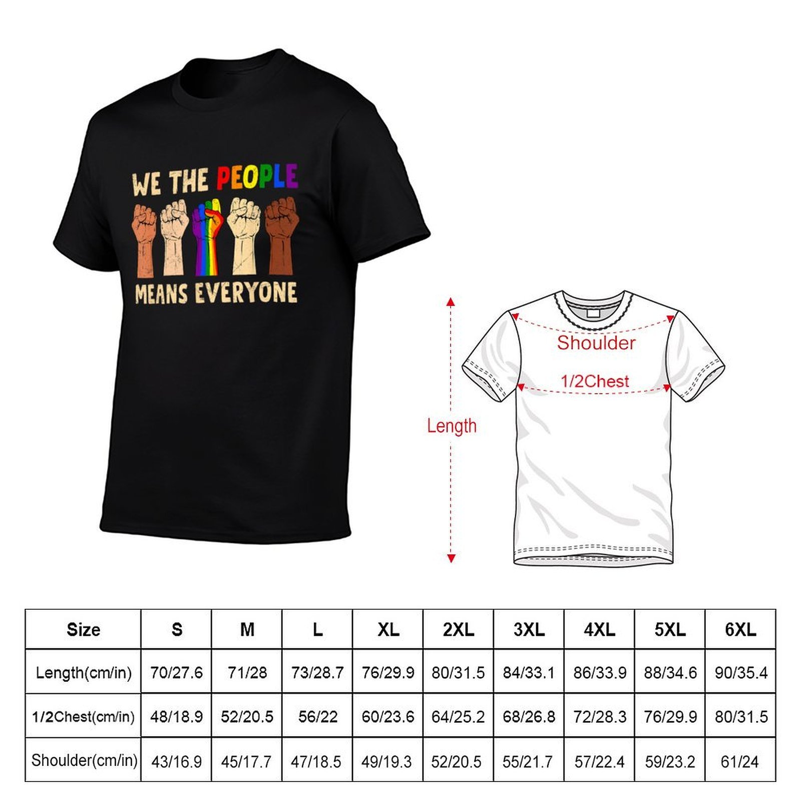 We The People Means Everyone L - Vintage Fashion Archive recension och pris
