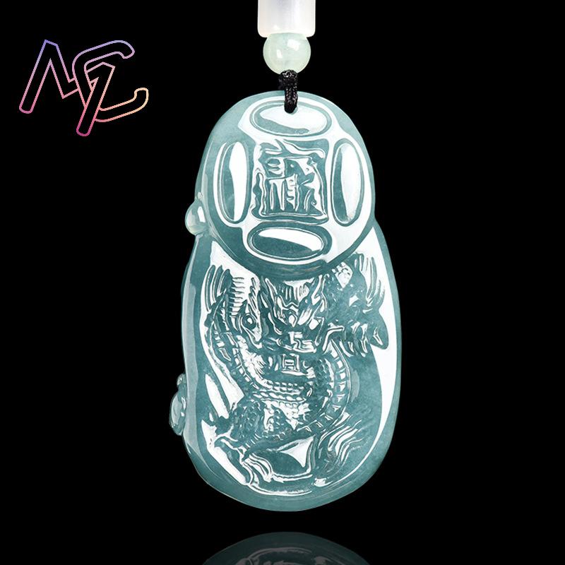 Myanmar Jadeite God of Wealth  - Vintage Fashion And Design recension och pris