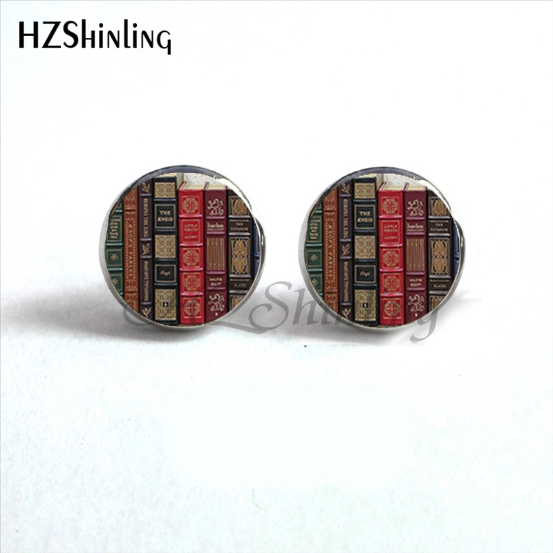 NES-00101  Library Book Earrin - Vintage Fashion Library recension och pris