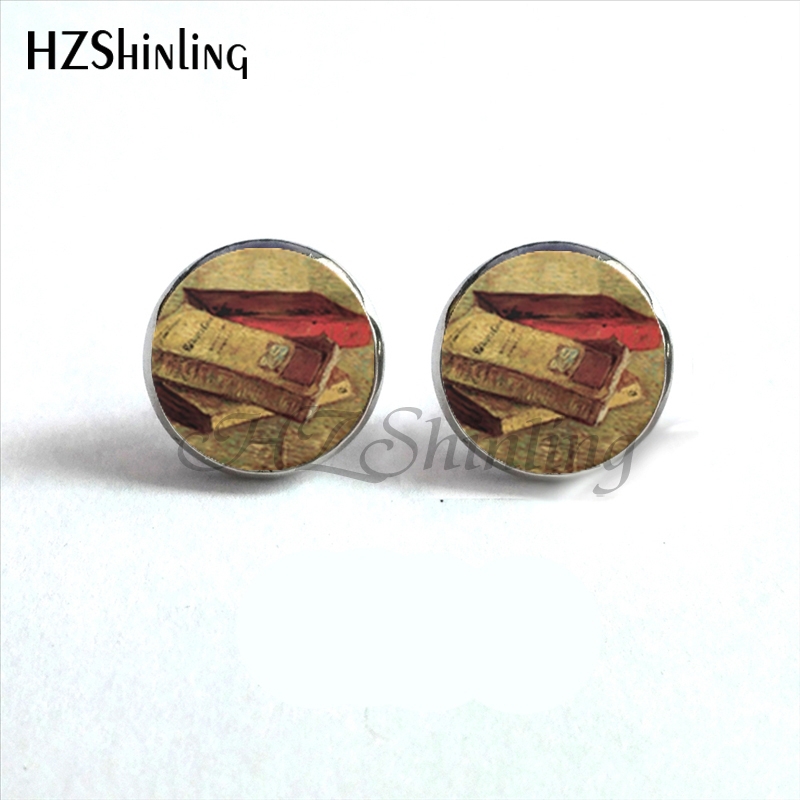 NES-00101  Library Book Earrin - Vintage Fashion Library recension och pris