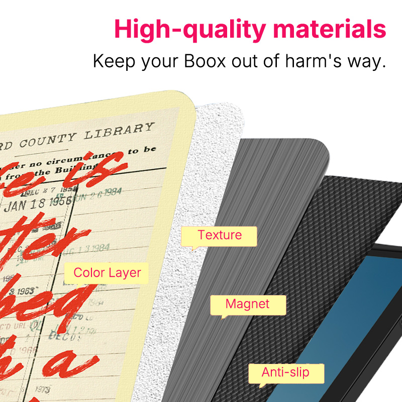 Murmelo Magnetic Case for Boox - Vintage Fashion Library recension och pris