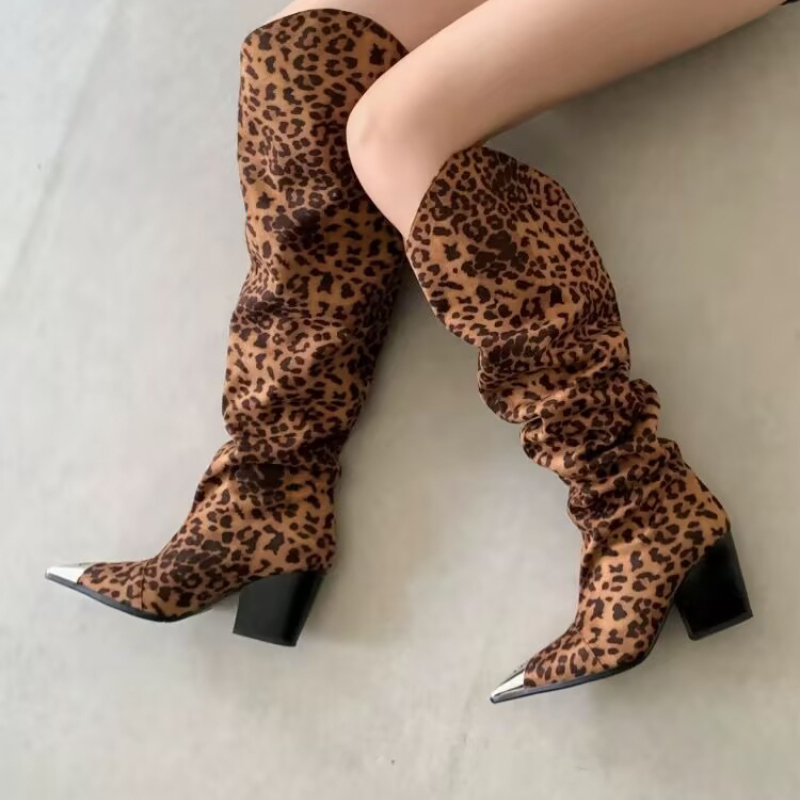 Leopard Print Vintage Pleated  - Vintage Fashion And Design recension och pris