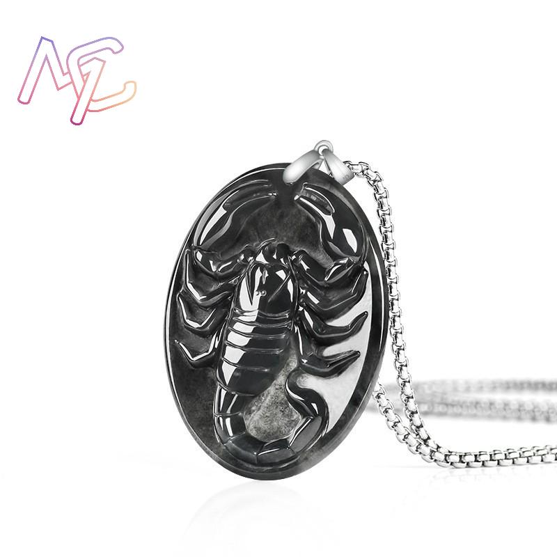 Myanmar Jadeite Scorpion Penda - Vintage Fashion And Design recension och pris