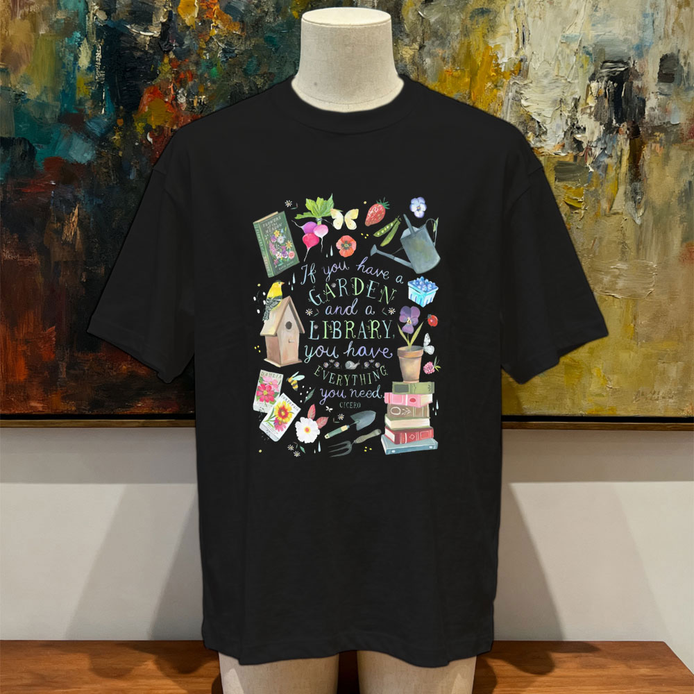 Garden and A Library Unisex Tr - Vintage Fashion Library recension och pris